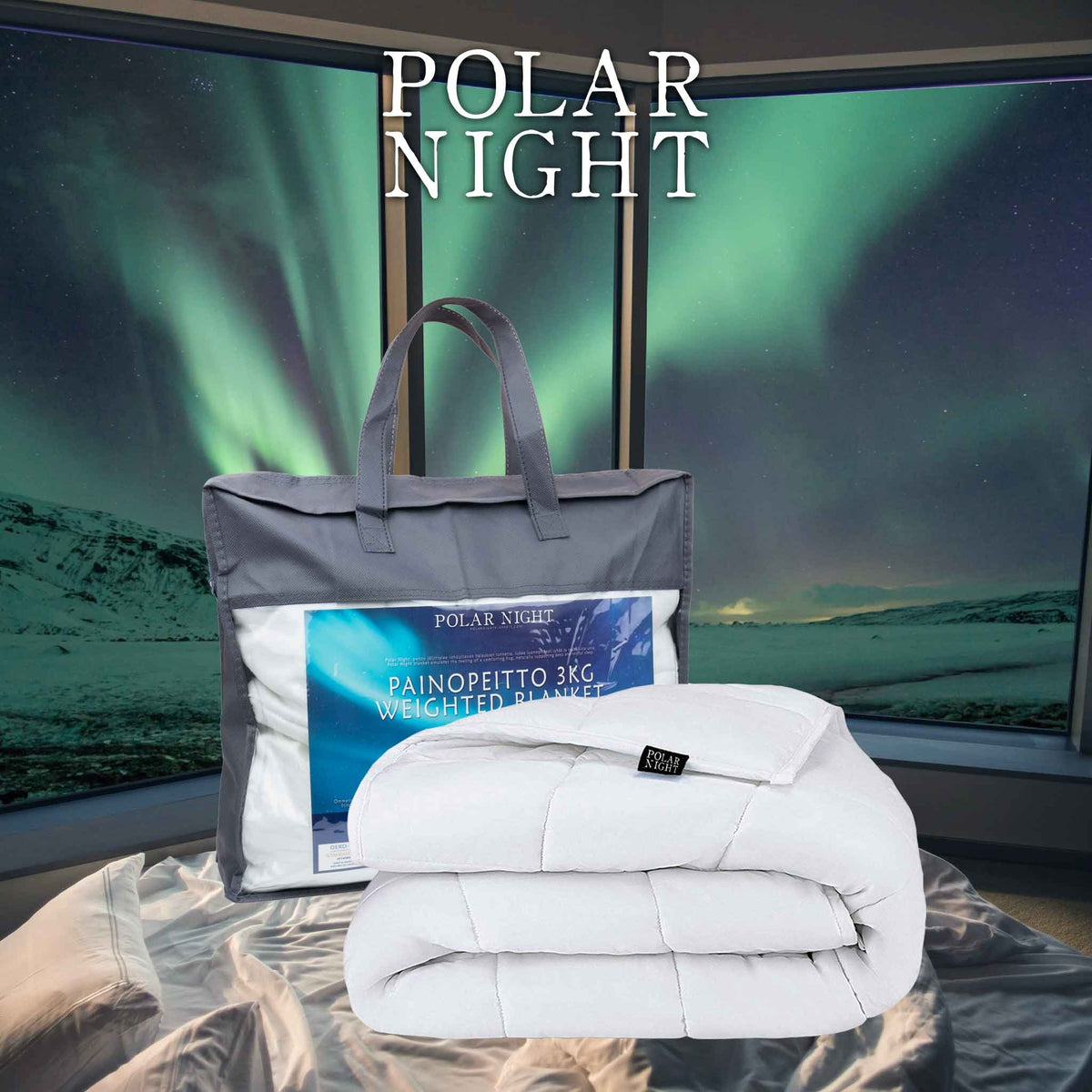 
              Polar Night Weighted Blanket 3-5kg, 100x150cm (cotton)