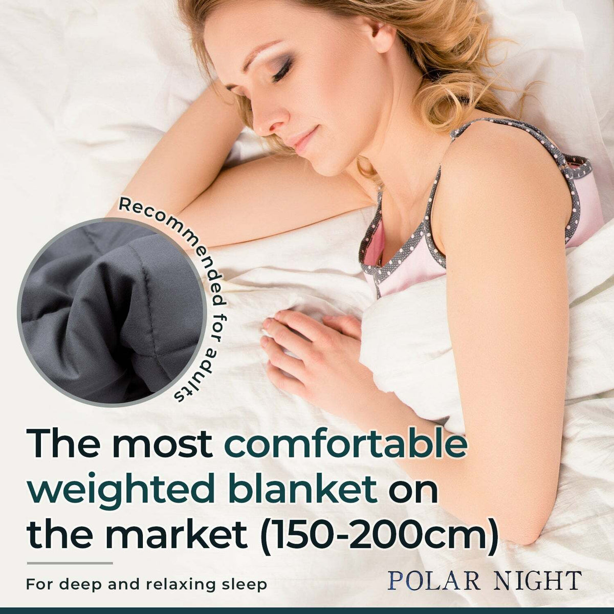 
              Polar Night Weighted Blanket 5-13kg, 150x200cm